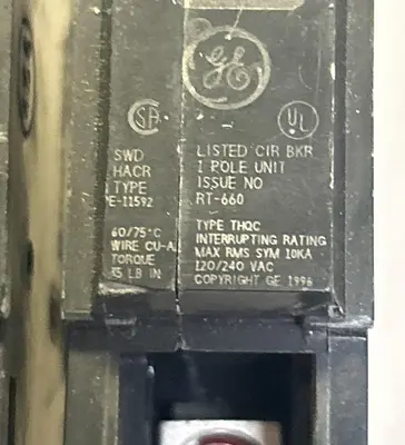 USED GE THQC120