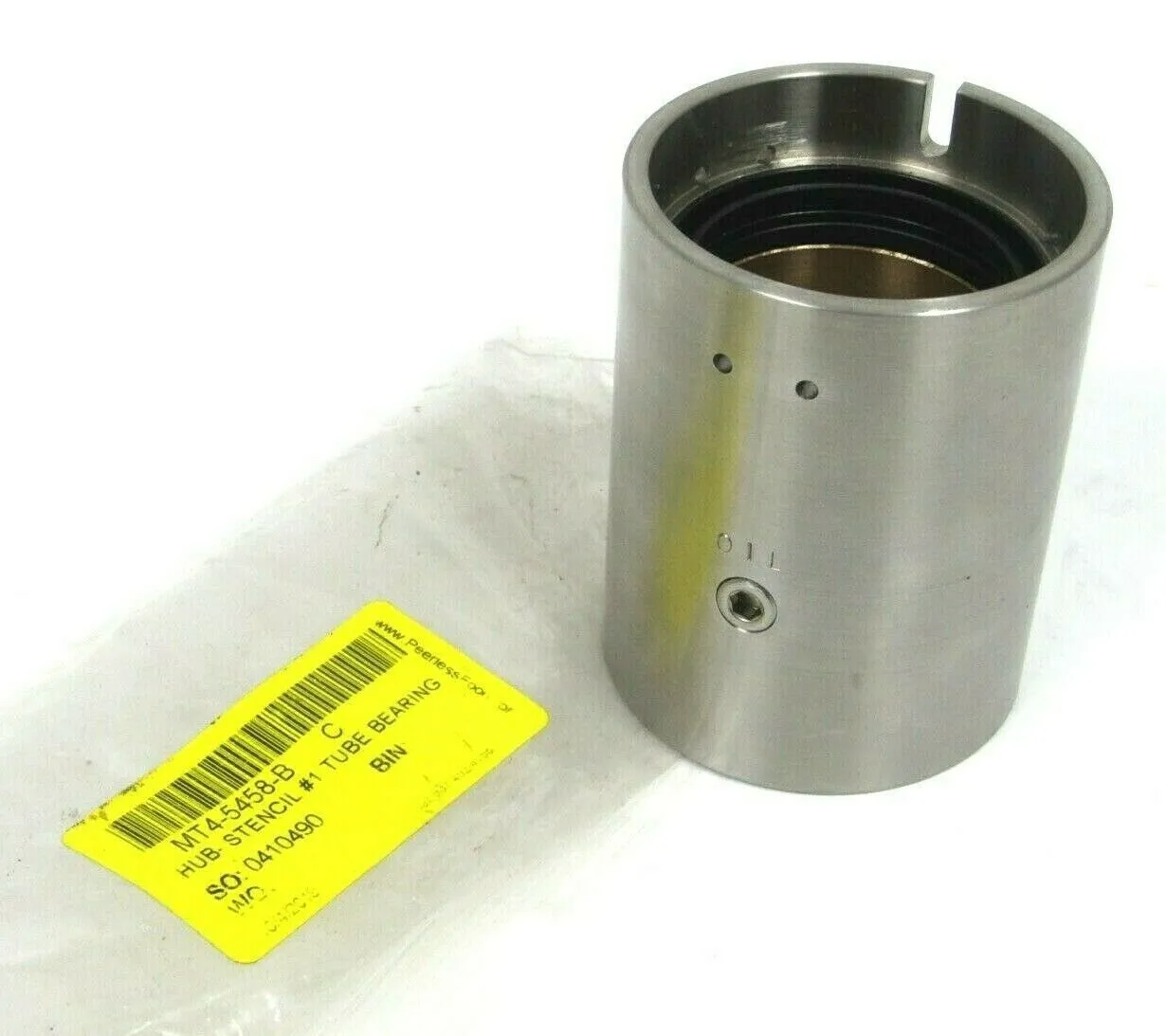 NEW PEERLESS FOOD CORP MT4-5458-B HUB STENCIL #1 TUBE BEARING