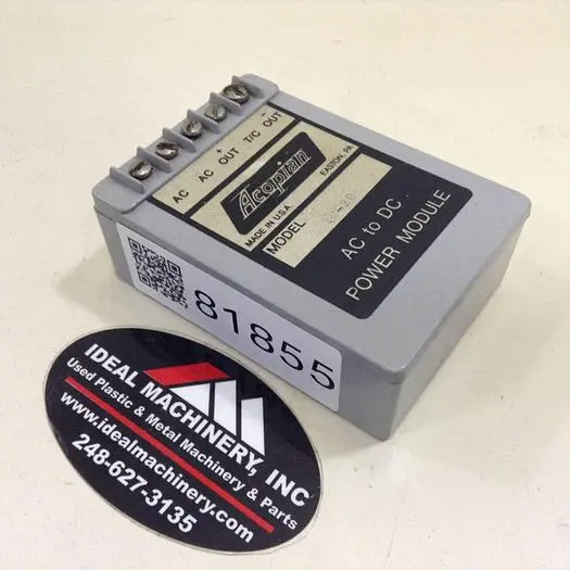 Used ACOPIAN DB10-20 Power Supplies Michigan US | Ideal Machinery #570614