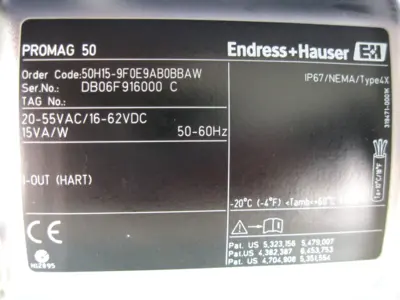 USED Endress+Hauser 50H15-9F0E9AB0BBAW