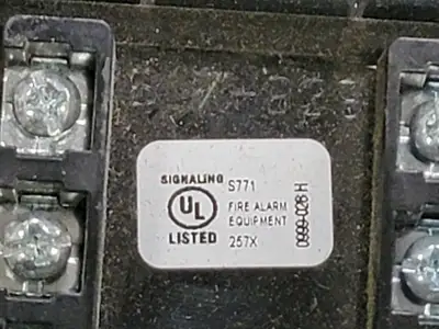 NEW FIRE ALARM 257X