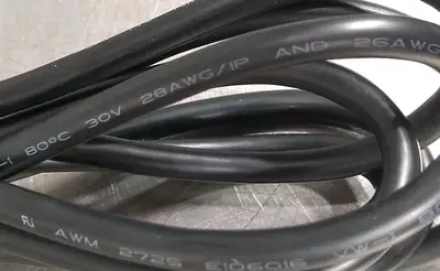 Cable 28AWG/1P USB B to USB A 30V 6ft Loc5D11