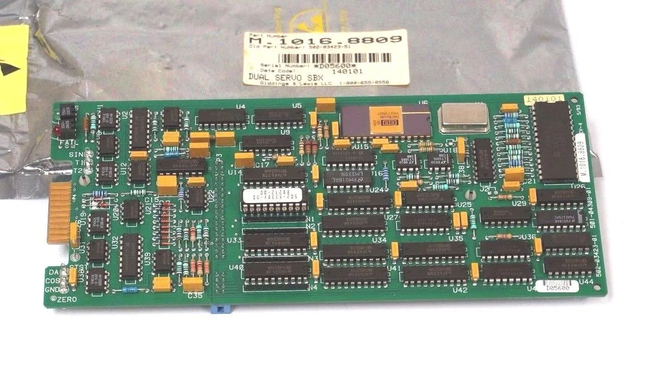 NEW GIDDINGS & LEWIS 502-03423-51 DUAL SERVO SBX M.1016.8809