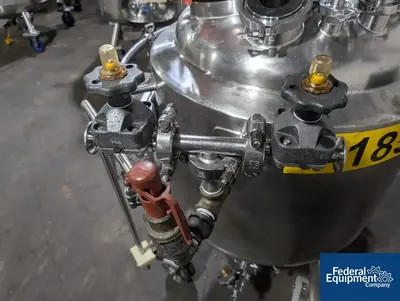 USED Precision 150 Liter Precision Stainless Reactor, 316L S/S, 45/100#