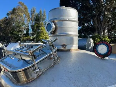 Still, 650 Gallon, S/st, Column, Condenser, Steam Heated #5991409