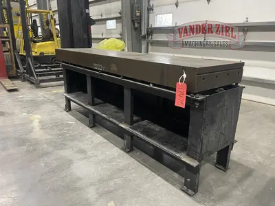 Used CHALLENGE CHALLENGE 24" X 96" X 6" H LAYOUT TABLE Granite Surface Plates Michigan US | Vander Ziel Machinery Sales #1262359
