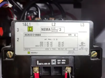 USED SQUARE D MODEL 6