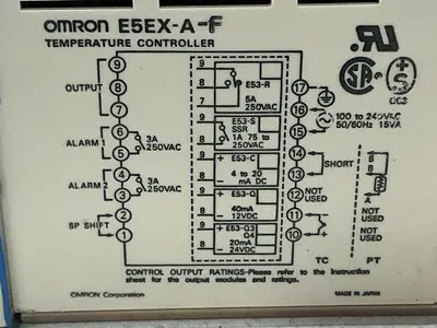 USED OMRON E5EX-A-F