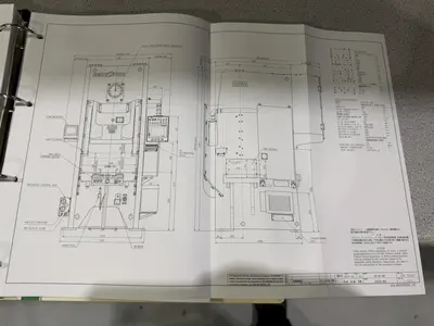 88 TON AIDA MODEL #DSF-N1-800 GAP FRAME SERVEPRO SERVO PRESS 6.3” STROKE 2015 : YOBRO #25100