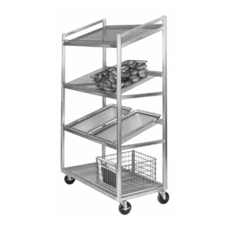 Channel SORT-4 47"W 4 Sheet Pan Rack W/ 16 1/2" Bottom Load Slides