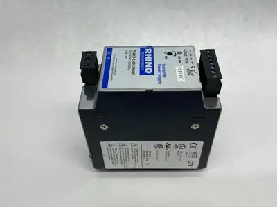 Used AutomationDirect RHINO SELECT Power Supply BROKEN DIN LATCH DIN Rail Power Supplies Michigan US | Maverick Industrial Sales #1401862
