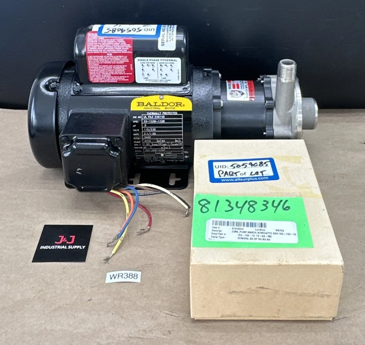 New | in-Stock MARCH MFG TE-5S-MD Centrifugal Pumps Indiana US | J&J Industrial Supply #548526