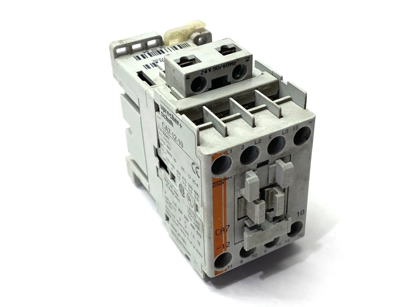 USED SPRECHER+SCHUH IEC CONTACTOR 3-POLE 12A 24V