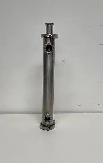 Used STAINLESS STEEL 2.5" SANITARY X 20.5" FILTER HOUSING COLUMN Filters | Equipment Lab #486031