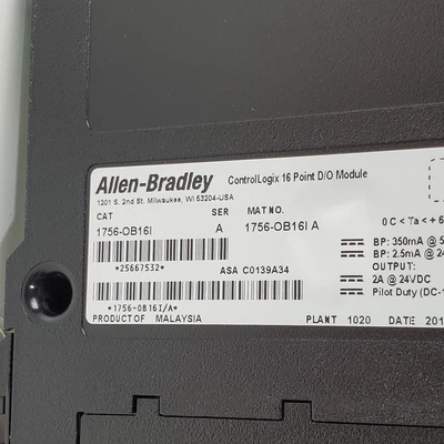 Used Allen Bradley 1756OB16I Misc Industrial Equipment California US | American Industrial Supply Co. #1377167