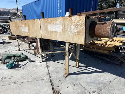 Dryer, Rotary, 13" x 195", Carbon Steel, Indirect Fired # 5991342