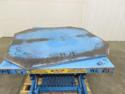 AMI Spring Loaded Industrial Pallet Load Leveler 3500lbs 42x46" Swivel Top