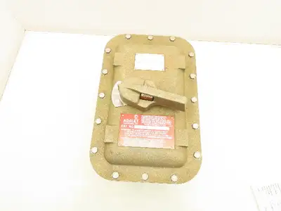 Adalet XCBA-N4-30D-N3-AS1-E Explosion Proof Circuit Breaker Switch Enclosure 30A