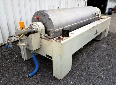 Humboldt CP-3044 decanter centrifuge, 316L SS.