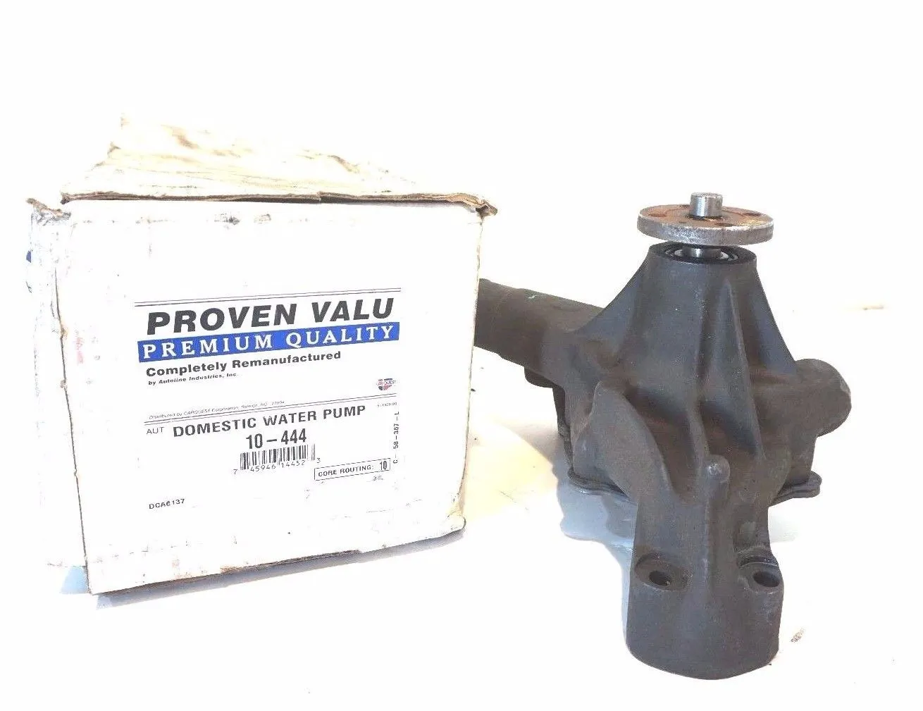 CARQUEST 10-444 REMANUFACTURED DOMESTIC WATER PUMP 10444