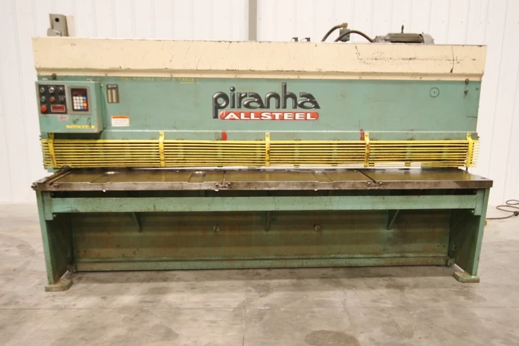Used PIRANHA M1/4-10 Power Squaring Shears (Inch) Michigan US | Vander Ziel Machinery Sales #480523