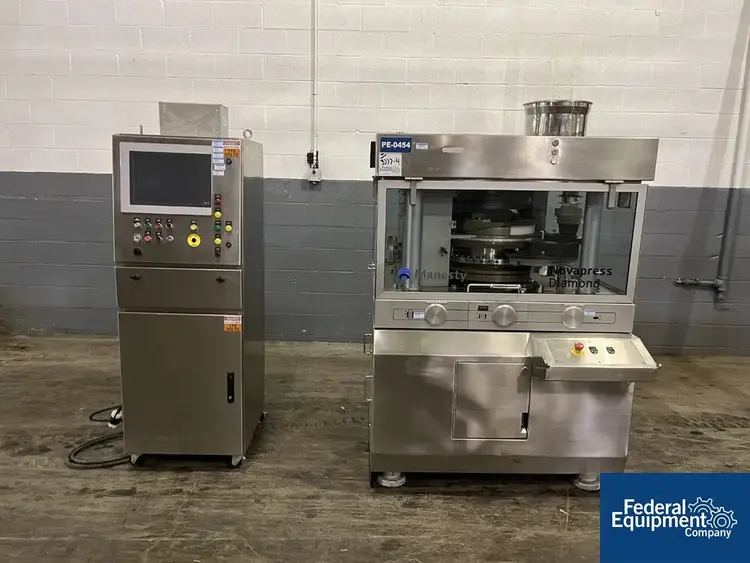 Used Manesty Manesty Diamond Novapress Tablet Press, Refurbished by IPR Tablet Presses Ohio US | Federal Equipment Company #126474