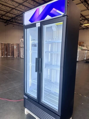168-0021 AC SDGRX-H 36" Two Glass Door Self Contained Cooler