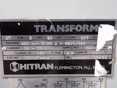 USED HITRAN D3002744H6