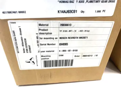 NEW WITTENSTEIN PLANETARY GEARBOX