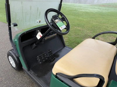 (1) 2019 E-Z-Go EFI golf cart with a Kawasaki gas engine, model 657061G01, includes canopy, fold-dow...
