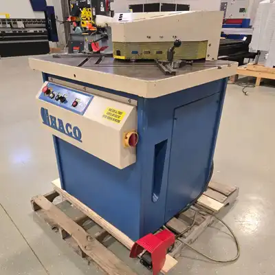 Used HACO PRE-OWNED HACO ¼” FIXED ANGLE HYDRAULIC NOTCHER Notching Machines Manitoba CA | Empire Machinery & Tools Ltd. #1359802
