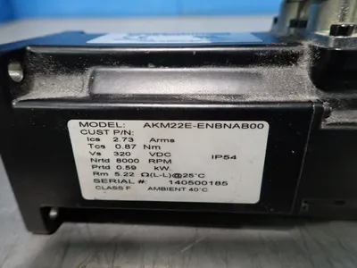 Used KOLLMORGEN AKM22EENBNAB00 Servo Motors | HGR 24 #730913
