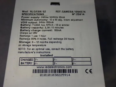 Used GAMESA RLG/EBA 02 AC/DC Power Supplies Ohio US | HGR 24 #1187113
