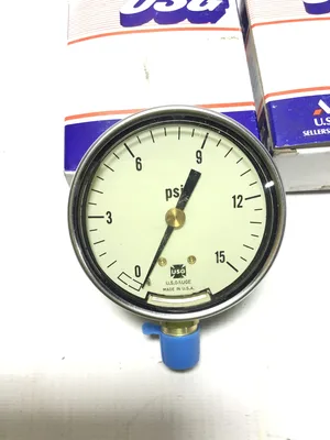 Ametek 153245 2 1/2″ 15PSI Pressure Gauge (Lot of 2)