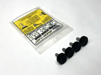 USED SHEAR-LOC THUMB SCREW KNOB 5/16" THREAD 1" DIA. KNOB LOT OF 4
