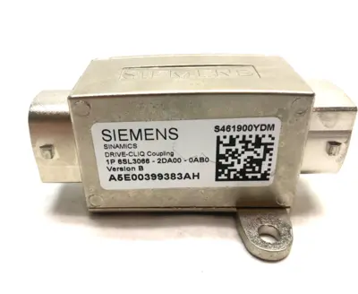 USED SIEMENS SINAMICS COUPLING FOR DRIVE-CLIQ CABLE PROTET. IP67