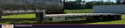 Used 2014 DOONAN 53' X 102" Flatbed Trailers Indiana US | Proxy Equipment #1426133