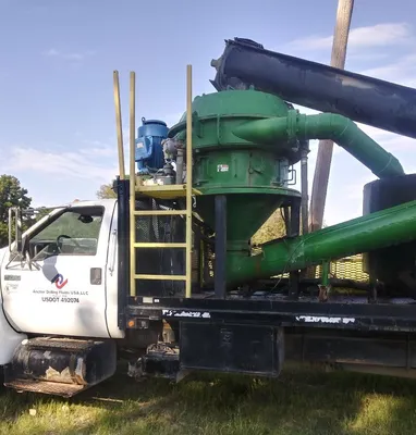Elgin CSI WSM-03 vertical cuttings dryer mobile system.