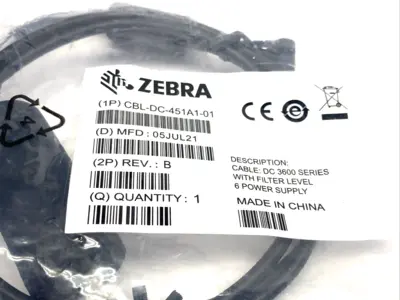 NEW ZEBRA CBL-DC-451A1-01