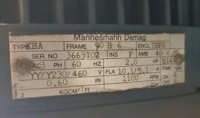 USED DEMAG FG08-B3-U0-F1-H1