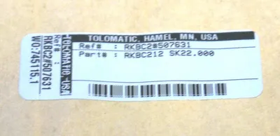 NEW TOL-O-MATIC RKBC212 REPAIR KIT SK22.000