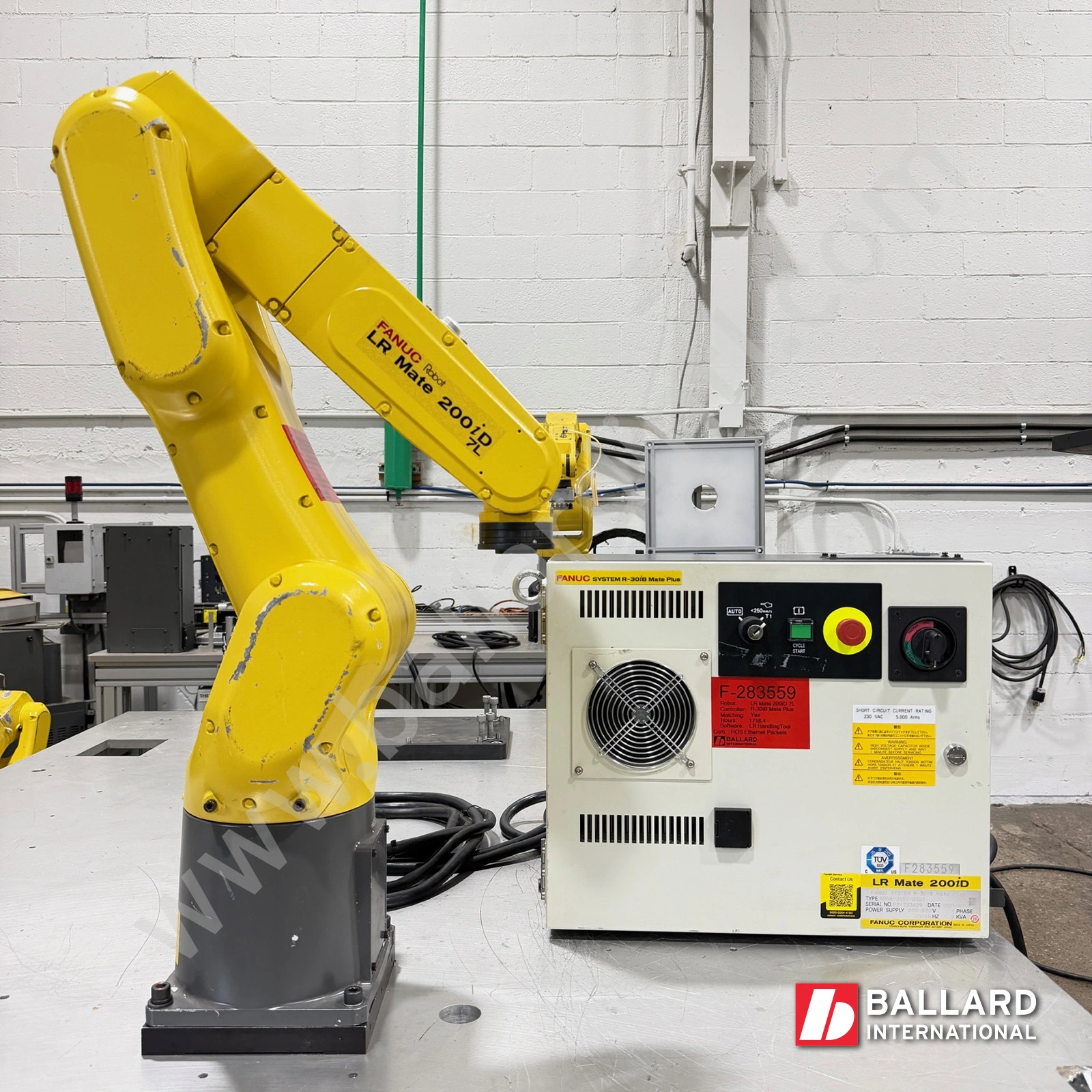 FANUC LR Mate 200iD/7L Robot System w/ R30iB Mate Plus