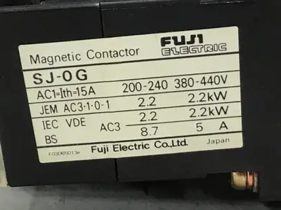 USED FUJI ELECTRIC SJ-0G