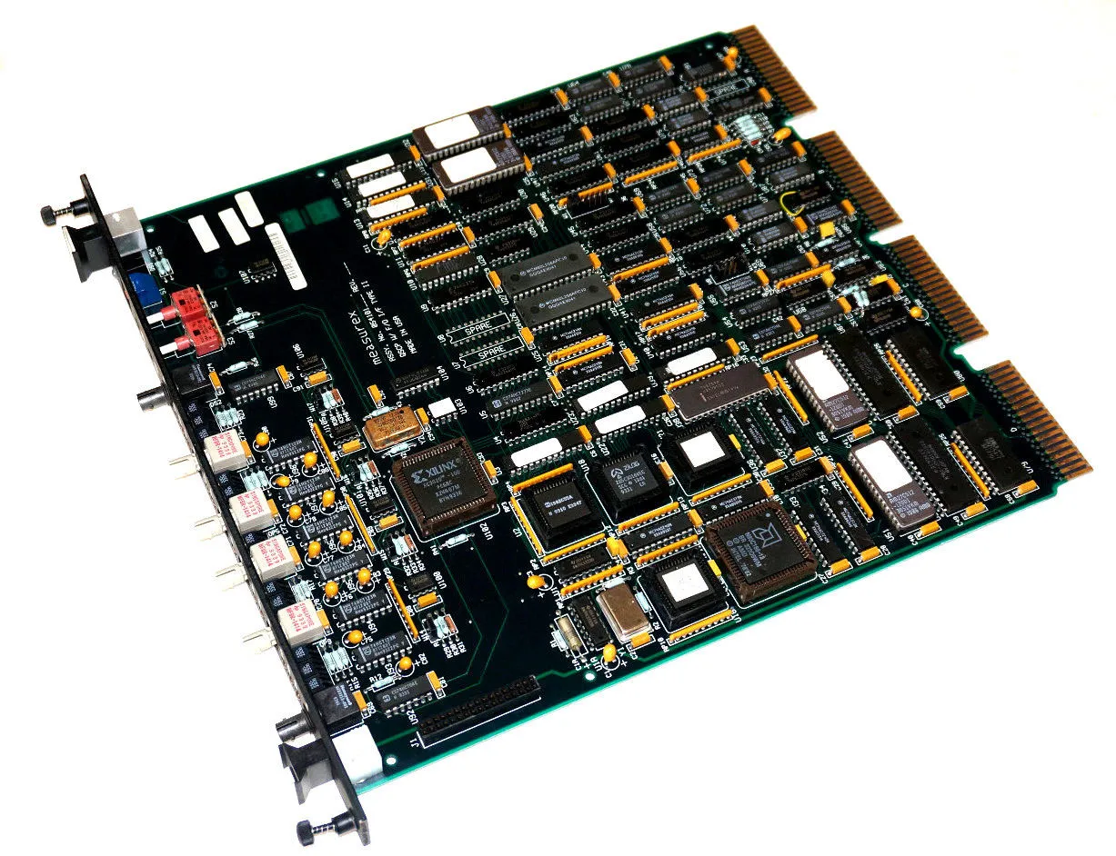 USED HONEYWELL MEASUREX 098067-01 PC BOARD QSCP W/ F/O I/F TYPE II, 05410100