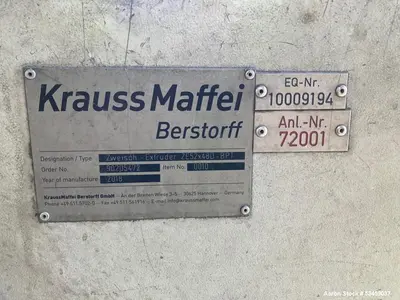 Used KRAUSS MAFFEI ZE 52-48D Extruders Illinois US | Aaron Equipment #1306646