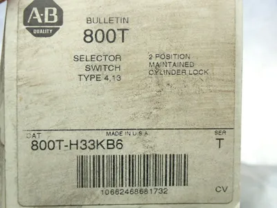 New | in-Stock ALLEN BRADLEY 800TH33KB6 Relays & Switches Ohio US | HGR 24 #864375