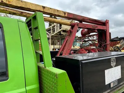 Used CYCLONE UTILITY HOIST MODEL 40 FLEET MASTER PUMP AND WELL SERVICE RIG Service & Utility Trucks Pennsylvania US | East West Machinery & Drilling #1417293