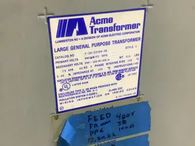 Used ACME TRANSFORMER T2A533443S Distribution Transformers Ohio US | HGR 24 #927934