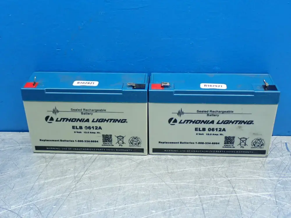 Used LITHONIA LIGHTNING ELB0612A Batteries Ohio US | HGR 24 #983153
