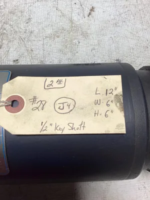 Leeson DC Permanent Magnet Motor; C42D14NC1B